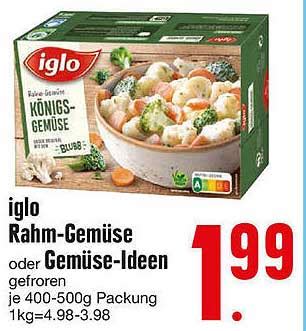 Iglo Rahm Gem Se Oder Gem Se Ideen Angebot Bei Edeka