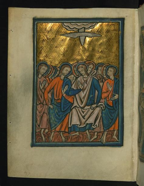 Pentecost (Acts 2:1-4) | W.106.22V | The Walters Art Museum