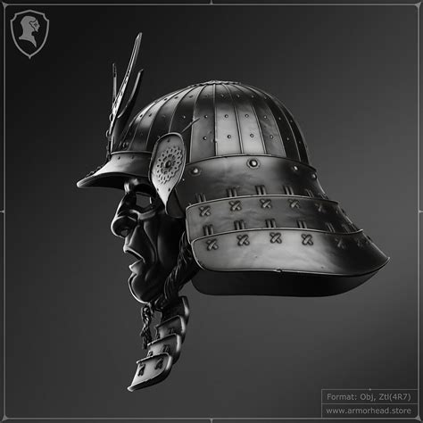 Samurai Helmet V 1 ARMORHEAD Samurai Helmet Samurai Armor Samurai Art