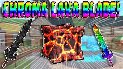 🌋how To Get The Brand New Chroma Lava Blade Knife In Mm3 New Codes Godlies And More 🌋 Youtube