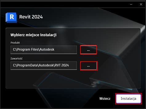 Instrukcja Instalacji Programu I Bibliotek Autodesk Revit 2024 Oraz