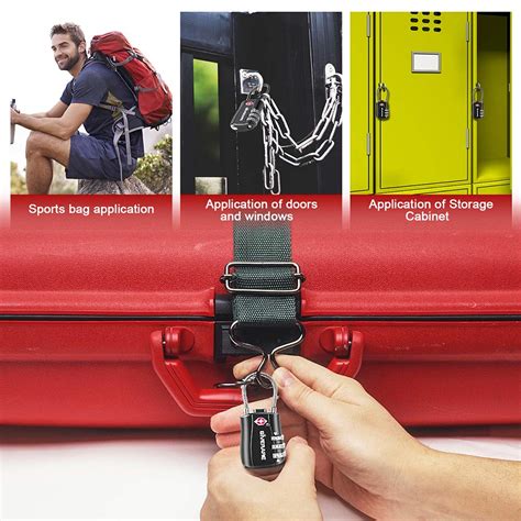 Snapklik GIVERARE 2 PCS TSA Approved Luggage Locks Combination