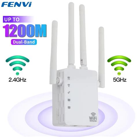 5Ghz WIFI Booster R P Teur 1200Mbps Sans Fil WiFi Extender 2 4G 5GHz R