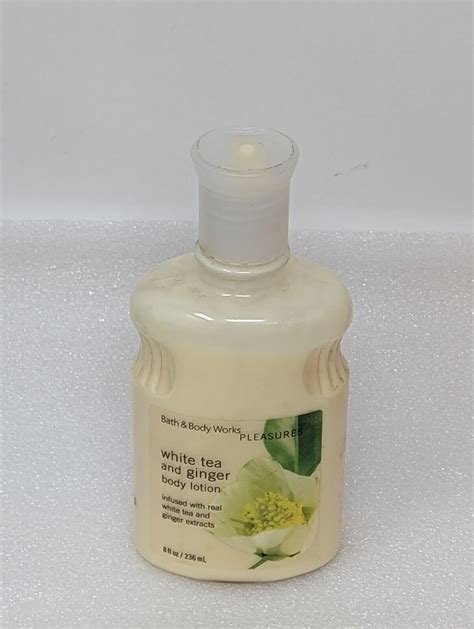 Bath Body Works White Tea Ginger Body Lotion Pleasures Original Oz