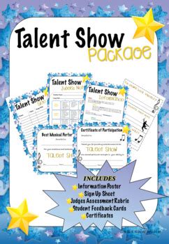 Talent Show Sign Up Sheet Template