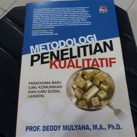 Jual Jual Buku Metodologi Penelitian Kualitatif Deddy Mulyana Shopee