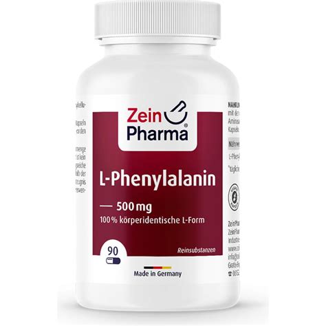 L Fenilalanina Mg C Psulas Zeinpharma Vitalabo Portugal