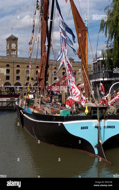 Classic Boats Festival At St Katharine Docks Londonenglanduk Stock