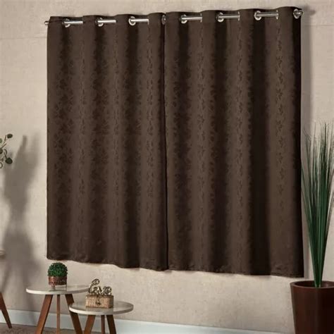 Cortinas Jacquard Para Sala De Estar Tela Gruesa Semiopaca X