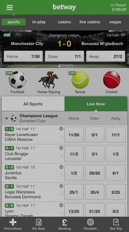 Betway Live Sports Betting By Betway