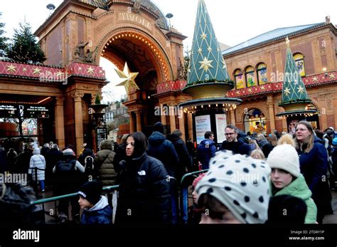 Copenaghen Danimarca Dicembre Natale Nel Giardino Di Tivoli