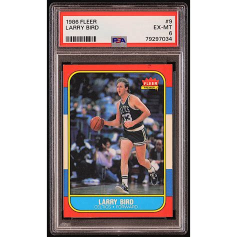 Larry Bird Fleer Psa Pristine Auction