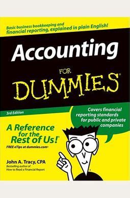 Buy Accounting For Dummies (For Dummies (Lifestyl Book By: John A Tracy