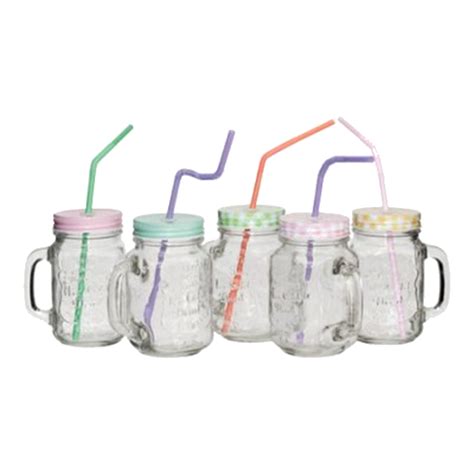 Handled Cold Drink Jar 450ml Weskus Ditjies And Datjies