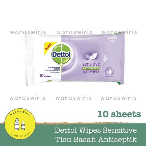 Jual Dettol Wet Wipes Lembar Tisu Basah Antiseptik Original