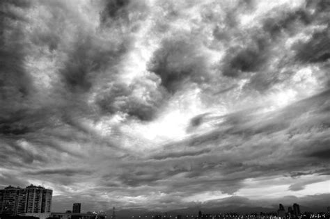 Free picture: overcast, sky, weather, buildings, clouds