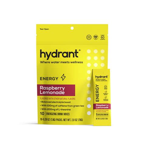 Buy HYDRANT Energy, Caffeine & L-Theanine Rapid Hydration Mix
