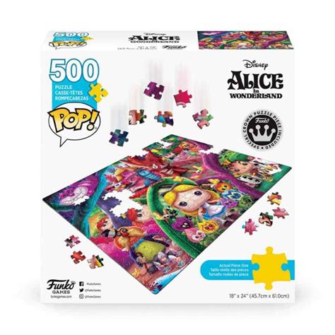 Pop Puzzle Alice In Wonderland 500 Teile FantasyWelt De Tabl