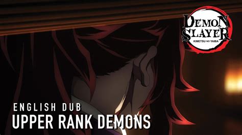 Demon Slayer Kimetsu No Yaiba Upper Rank Demons English Dub Cast Youtube