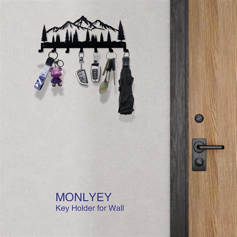 Key Holder For Wall Metal Key Holder Hooks Organizer Rack Metal Key