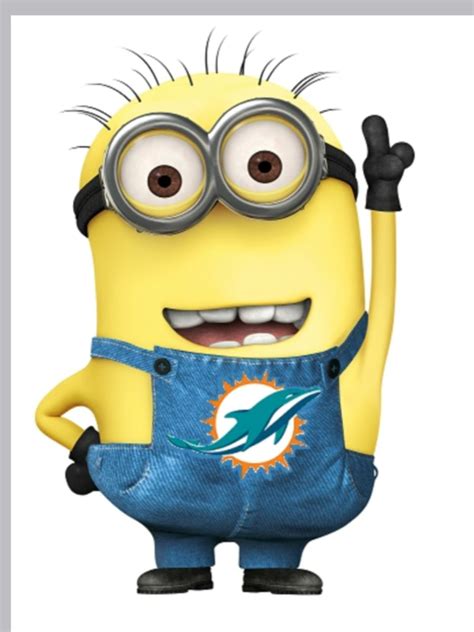 Even The Minions Love The Miami Dolphins Nfl Pinterest Miami