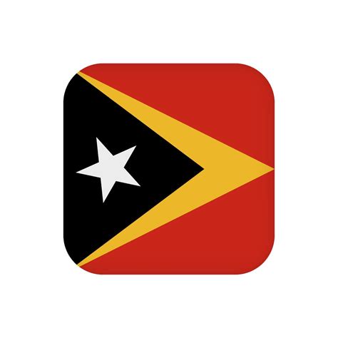 East Timor Flag Official Colors Vector Illustration 10421278 Vector