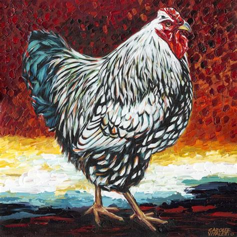 Rosalind Wheeler Fancy Chicken I By Carolee Vitaletti Wrapped Canvas