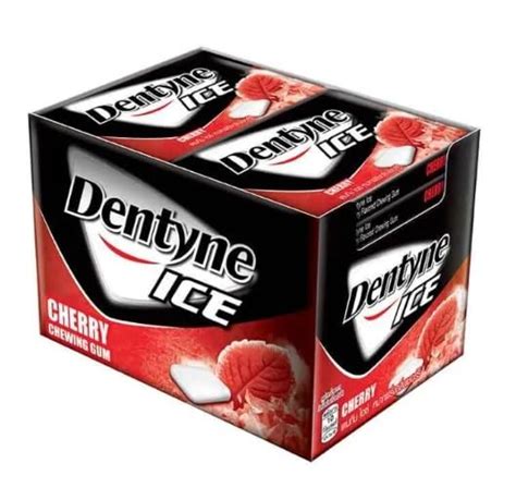 Dentyne Ice Sugar Free Cherry Flavored Chewing Gum 20 X 112gm Grocery And Gourmet Foods