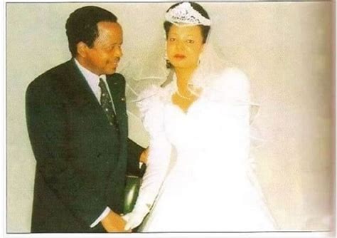 Cameroun Président Paul Biya épouse Chantal Célèbrent 23 Ans Mariage