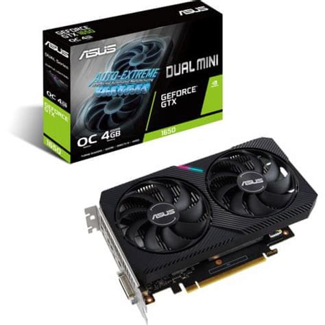 Asus GeForce GTX 1650 DUAL MINI grafička kartica, 4 GB GDDR6, PCI-E 3.0 | MALL.HR