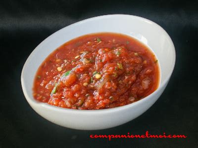 Sauce mexicaine épicée recette companion moulinex companionetmoi