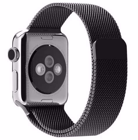 Pulseira Para Apple Watch 1 2 3 Milanese Aço Loop Metal Cores