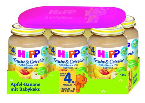 Hipp Apfel Banane Mit Babykeks X G Plus L Ffelbox Gratis Er Pack