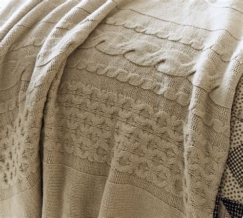 Cable Knit Blanket | Pottery Barn