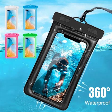 Coque De T L Phone Portable Tanche Transparente Flottante Housse De