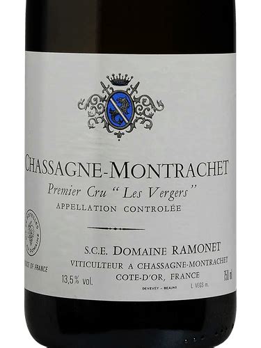 Jean Claude Ramonet Chassagne Montrachet Premier Cru Les Vergers