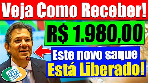 Inss Libera Hoje R Na Sua Conta Dinheiro Extra Saque