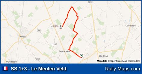 Mapa Harmonogram Profil Elewacji Os Le Meulen Veld Rallye