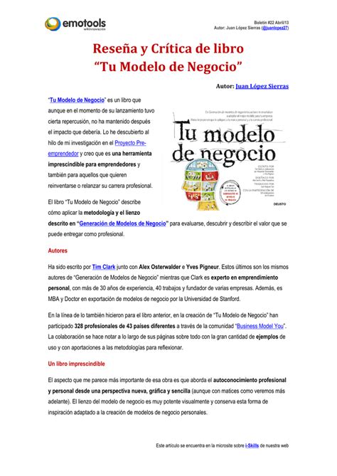 Ejemplo De Resena Critica De Un Libro Completo9 Pdf Pdf Images