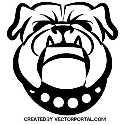 Bulldog image Royalty Free Stock SVG Vector