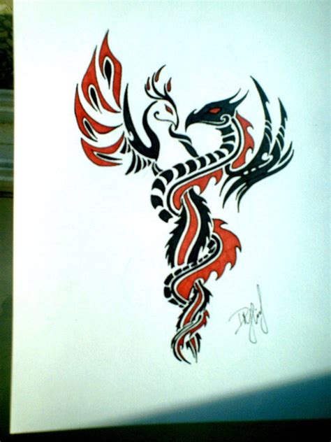 26++ Amazing Dragon and phoenix tattoo designs ideas in 2021