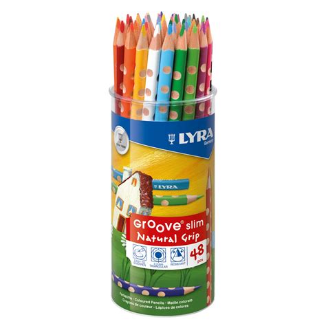 Lyra Groove Slim Triangular Coloured Pencils Pcs Amazon In Home