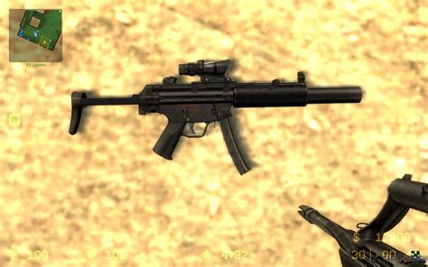 Mp5sd Specops Tactical Mp5 Counter Strike Source Weapon Models