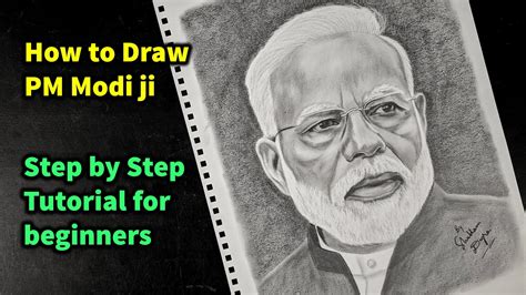 How To Draw Pm Narendra Modi Ji Step By Step Sketch Tutorial Part 2