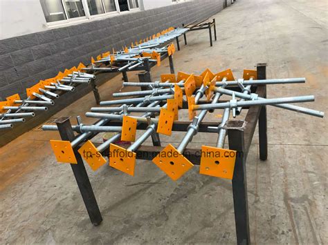 Scaffolding Construction Adjustable Screw Jack Base For Scaffold Frame