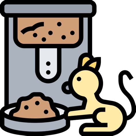 Pet Feeder Meticulous Lineal Color Icon