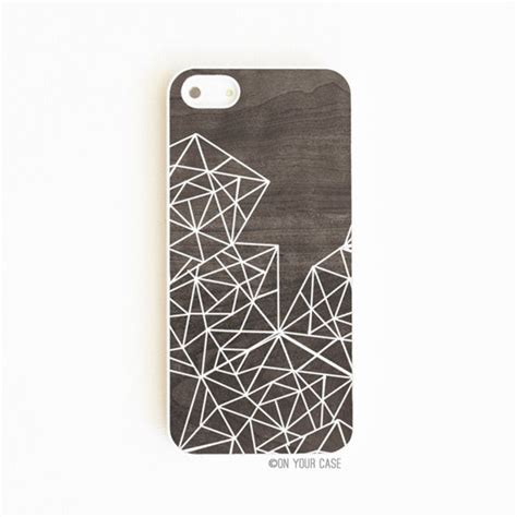 Wood Geometric Lines Iphone Case Bellechic