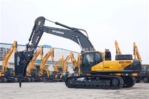 Hyundai Crawler Excavator 45t 45 Ton R495lvs Excavator With Cummins