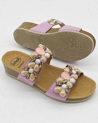 Ft Sz Ll T S Scholl Palau Straps Pink Multi N I Papucs Bioprint