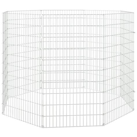 YOSOO Cage à lapin 8 panneaux 54x100 cm Fer galvanisé LS008 Cdiscount